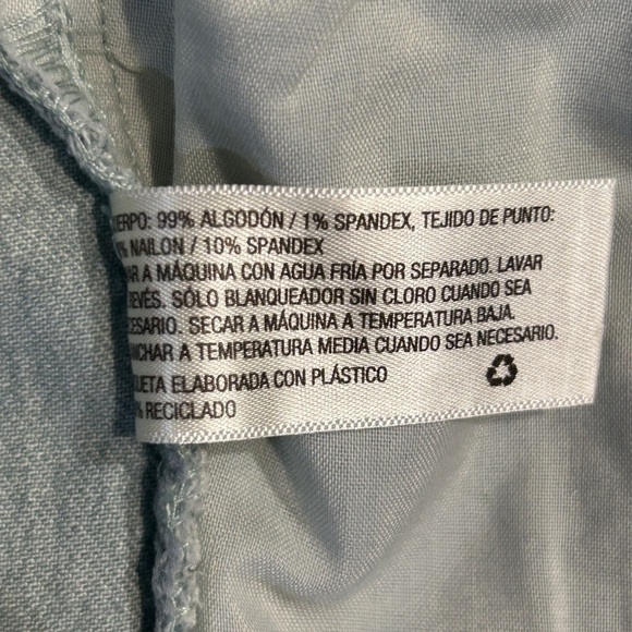 Isabel Maternity Midi Jean W/Crossover Panel Short size-12/31 NWT - Picture 9 of 10